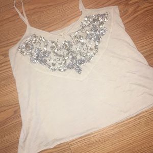 Hollister sequined tank top